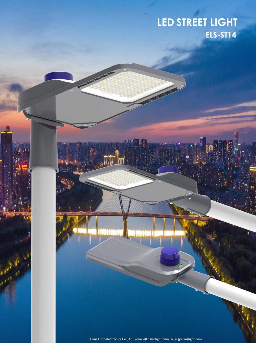 Integrated Outdoor Waterproof IP67 30W to 240W LED Street Light